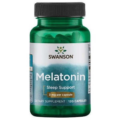 Swanson Dietary Supplements Melatonin 3 mg Capsule 120ct.
