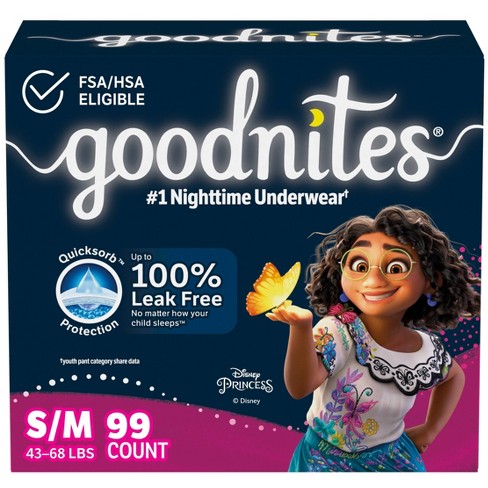 Goodnites Nighttime store Bedwetting Underwear 9 packs