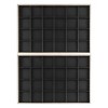 Unique Bargains Stackable PU Leather Jewelry Organizer Trays with Removable Dividers for Drawers Set of 2 - 2 of 4