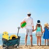 Whisen Minimeetall Multi-use Bag, Collapsible Foldable Wagon Cart with 3pcs Plastic Liner Bag /Cover - 2 of 4