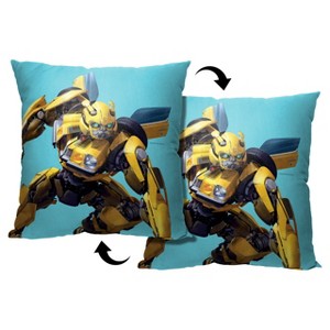 Hasbro Transformers: Rise Of The Beasts Bumblebee Throw Pillow 18x18 Inches - 1 of 3