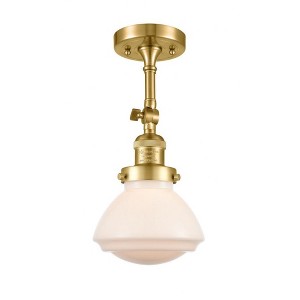 Olean - 1 Light Wall Sconce In Industrial Style-7.75 Inches Tall and 6.75 Inches Wide - 1 of 2