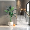 Artificial Bird of Paradise Tree 6FT(72in) Fake Palm Tree for Indoor Outdoor Modern Decor Faux Plants for Home Officew/17 Trunks Faux Leaves - 4 of 4