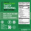 Mission Meats Beef Sticks – 100% Grass Fed & Pasture Raised, Sugar Free, Individually Wrapped Healthy Snacks, Whole 30 & Paleo, Original 1oz (12ct) - 4 of 4