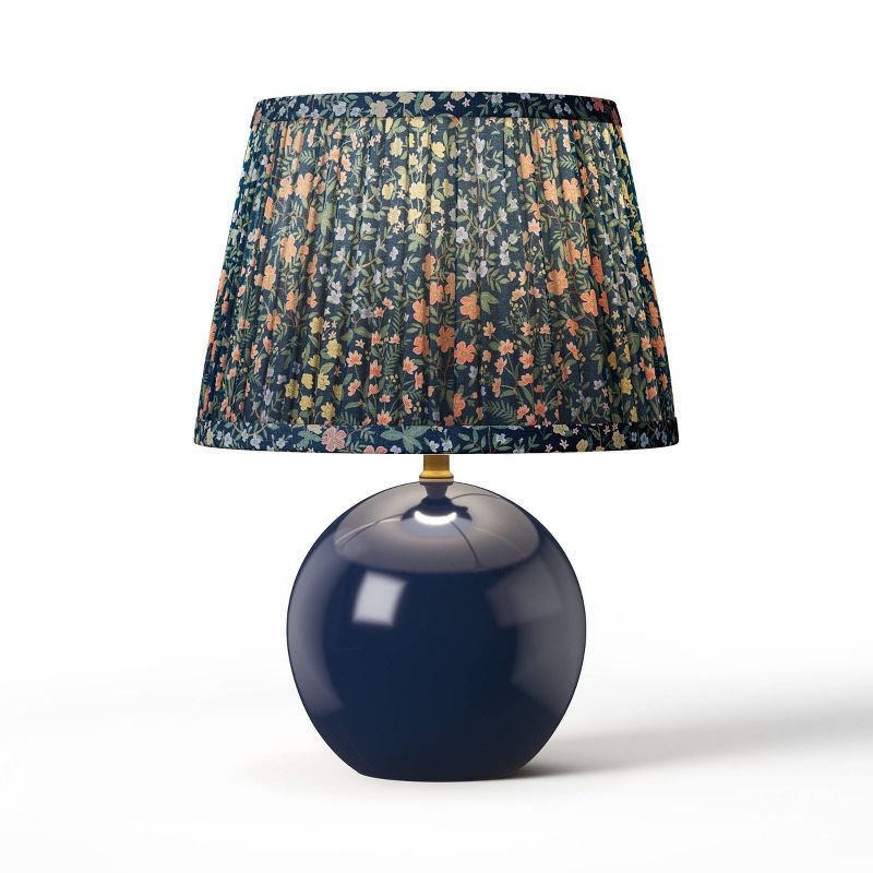 Rifle Paper Co. x Target Round Base Table Lamp - Pleated Mayfair Shade, 2 of 8