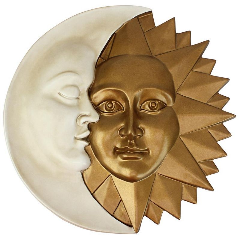 Design Toscano Celestial Harmony: Sun and Moon Wall Sculpture, 2 of 8