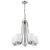 Chloe Lighting Olivia Contemporary 5 Light Brushed Nickel Mini Chandelier 22" Wide - 3 of 4