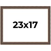 PosterPalooza | Elegant Brown Picture Frame - UV Acrylic, Backing Board, Hanging Hardware Included - 2 of 4