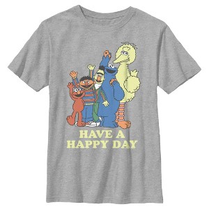 Boy's Sesame Street Have a Happy Day T-Shirt - 1 of 4