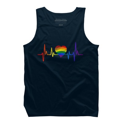 Adult Design By Humans Pride Heartbeat Heart Love By KangThien Tank Top