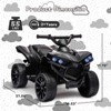 coucheta Kids ATV 4 Wheeler, 6V Battery Powered Quad Electric Vehicle with LED Lights, Music and Wear-Resistant Wheels, Ride on Toy Car for Kids - 4 of 4