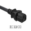 SANOXY 3 PACK of15ft 18 AWG Universal Power Cord (IEC320 C13 to NEMA 5-15P) - 3 of 4