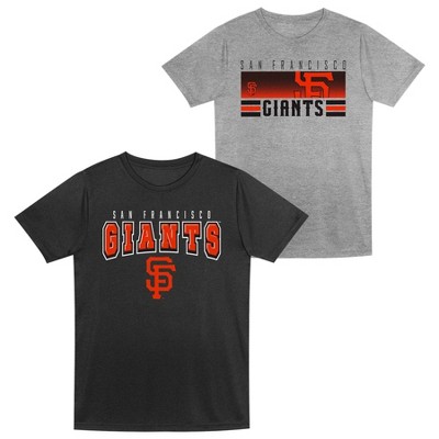 MLB San Francisco Giants Toddler Boys' 2pk Gray T-Shirt