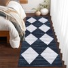 Area Rug with Rubber Backing Machine Washable Rug Trellis Printed Rugs Low Pile Foldable Indoor Carpet for Living Room Bedroom Guest Room Playroom - 4 of 4