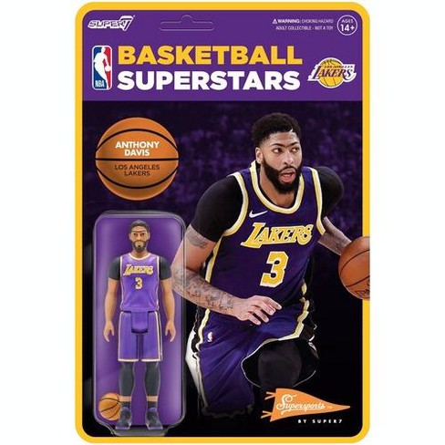  Anthony Davis Los Angeles Lakers Purple #3 Youth 8-20