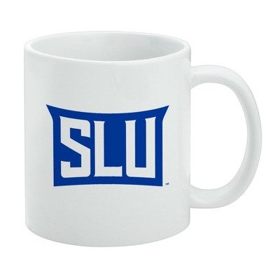 Saint Louis University Secondary Logo Ceramic Coffee Mug Novelty Gift Mugs for Coffee Tea and Hot Drinks 11oz White