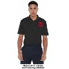 University of Dayton Adult Polo Left Chest Logo, Athletic Heather - 3 of 4