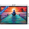 Trends International PD Moreno - Fine Art - Yoga Dock Framed Wall Poster Prints - 3 of 4