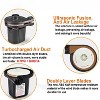 WOPET Electric Air Pump Quick-Fill Portable Black (AC230/240V/DC12V) with 3 Nozzles for Inflatables, Mattresses, Cushions, Pool Floats & More - 3 of 4