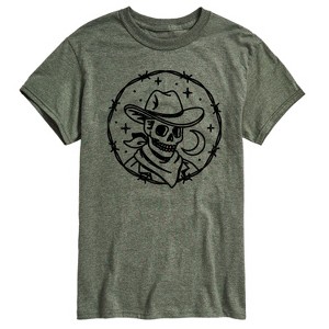 Men's - Country Casuals - Skeleton Cowboy Short Sleeve Graphic T-Shirt - 1 of 4