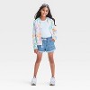 Girls' High-Rise Pull-On Denim Utility Shorts - Cat & Jack™ - 3 of 3