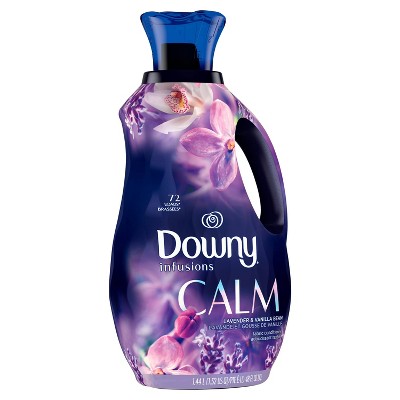 Downy Infusions Liquid Fabric Softener, Calm, Lavender & Vanilla Bean - 48oz