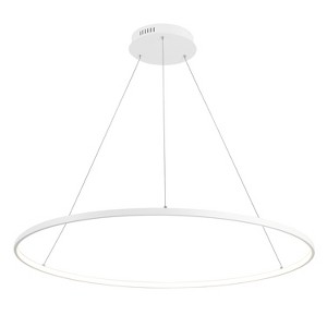 JONATHAN Y Brice Modern Contemporary Metal Round Dimmable Integrated LED Pendant - 1 of 4