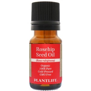 Plantlife Rosehip Seed Carrier Oil – Cold-Pressed, Non-GMO & Gluten-Free – Hydrating & Nourishing for Skin, Hair & Personal Care – 2 oz - 1 of 4