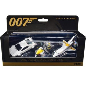 Air, Sea and Space Collection "James Bond 007" Set of 3 Pieces Diecast Models by Corgi - 1 of 3