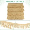 Unique Bargains Polyester Boho Durable Multipurpose Curtain Fringe Trim 2.4 Inch 1 Pc - 2 of 4