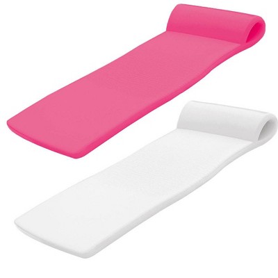 TRC Recreation Super Soft Sunsation Foam Pool Float Loungers, Pink and White