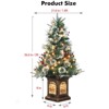 Christmas Tree for Front Door, Christmas Tree with Potted, Xmas Tree with Red Berries, Xmas Tree for Holiday Decor - 2 of 4