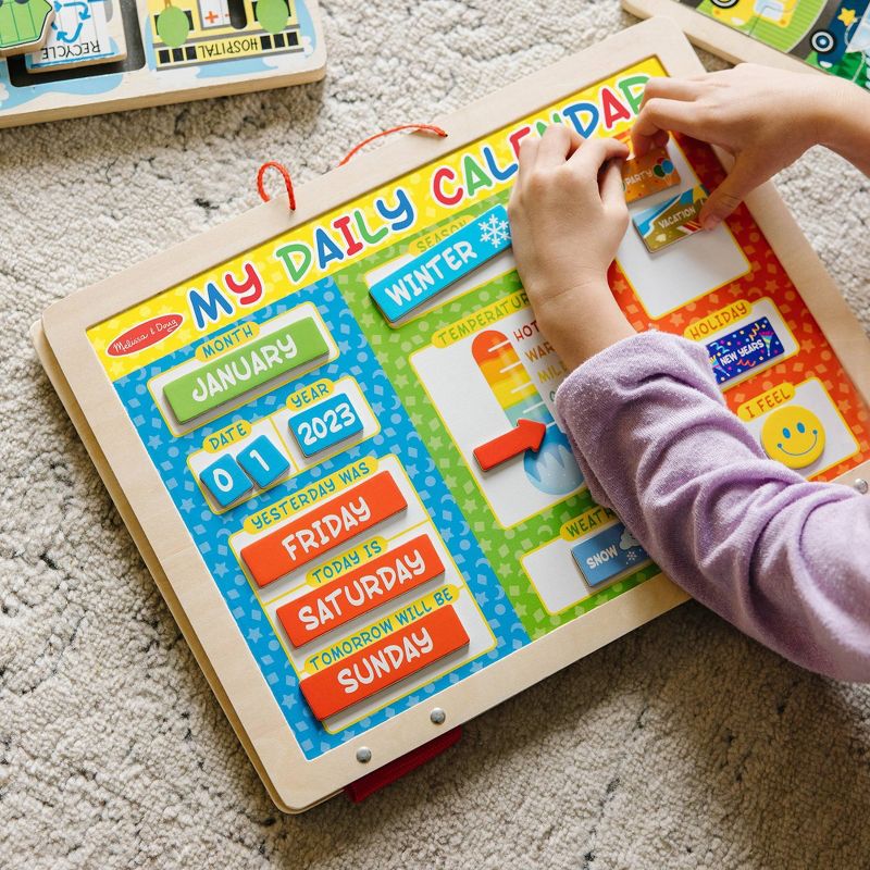 Melissa &#38; Doug My First Daily Magnetic Calendar, 6 of 17