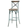 PAGED Modern Chrome Bar Stool, Height Adjustable Swivel Counter Height Bar Chair for Bar, Kitchen, Dining Room - 2 of 4