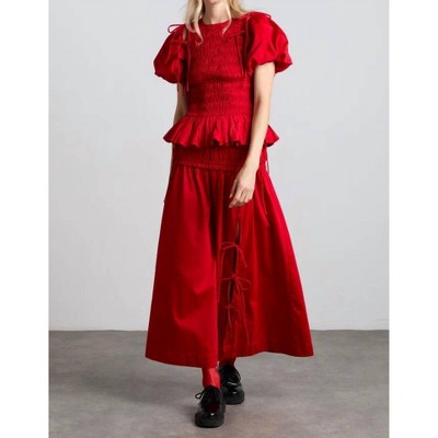 Women's Charlotte Skirt - Damson Madder