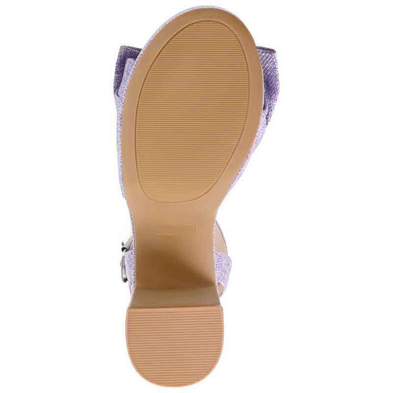 Journee Collection Womens Zenni Tru Comfort Foam Bow Detail Platform Sandals, 6 of 11