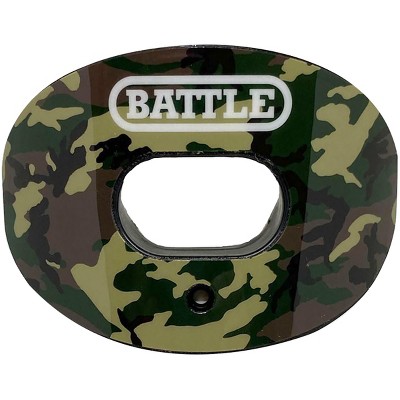 Battle Sports Science Camo Chrome Oxygen Lip Protector Mouthguard - Green