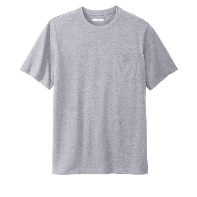 KingSize Shrink-Less Lightweight Pocket Crewneck T-Shirt