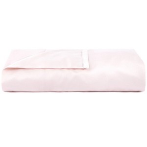 100% Cotton Sateen Flat Sheet Separate - King/Cal King - Blush | BOKSER HOME - 1 of 3