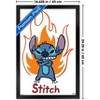 Trends International Disney Lilo & Stitch (2002) - Fire & Attitude Framed Wall Poster Prints - 3 of 4