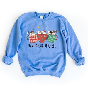 Simply Sage Market Women's Graphic Sweatshirt Have A Cup Of Cheer - 1 of 4
