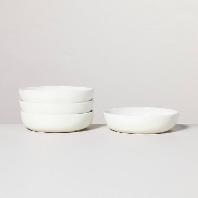 Gibson Home Tijuana 5 Piece Fine Cermic Pasta Bowl Set in White and Multi