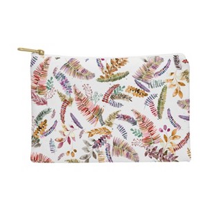 Ninola Design Ferns Branches Autumn Shades Pouch - Deny Designs - 1 of 2