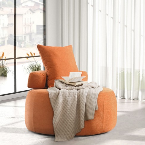 Zanotta Sacco Outdoor Pouf - orange