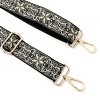 Wrapables Wide Adjustable Crossbody Handbag Strap, Women's Replacement Bag Strap for Purses, Gray Starflower - 2 of 4