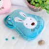 Slickblue Sugar Rabbit Travel Pillow Blanket - 25.2" x 37", Soft & Cozy, Zippered Storage, Travel-Friendly, Blue/Pink - 2 of 4
