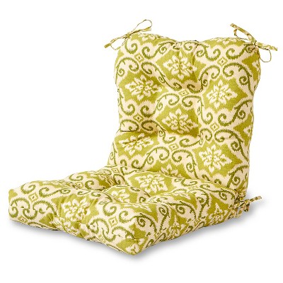 Shoreham Ikat Outdoor Seat/Back Chair Cushion - Kensington Garden