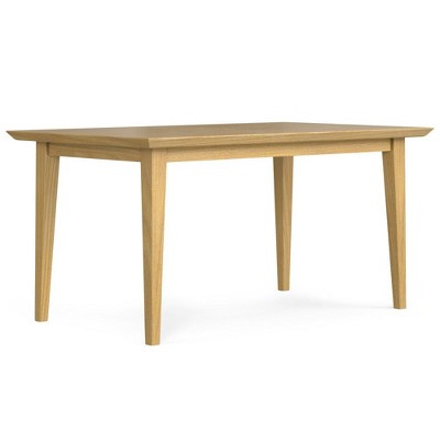 Sapphtopaz Dining Table Kitchen Table 60" Wooden Rectangular Dining Table with Wood Legs for Kitchen, Dining Room