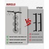 ER KANG Weight Plate Storage Rack, Wall Mounted Weight Plate Holder for Home Gym, Fit 1"and 2"Plates - 4 of 4