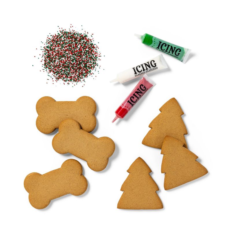 Dog Treat Decorative Kit Gingerbread Flavor For Adult Dog - 12oz - Wondershop&#8482;, 3 of 8